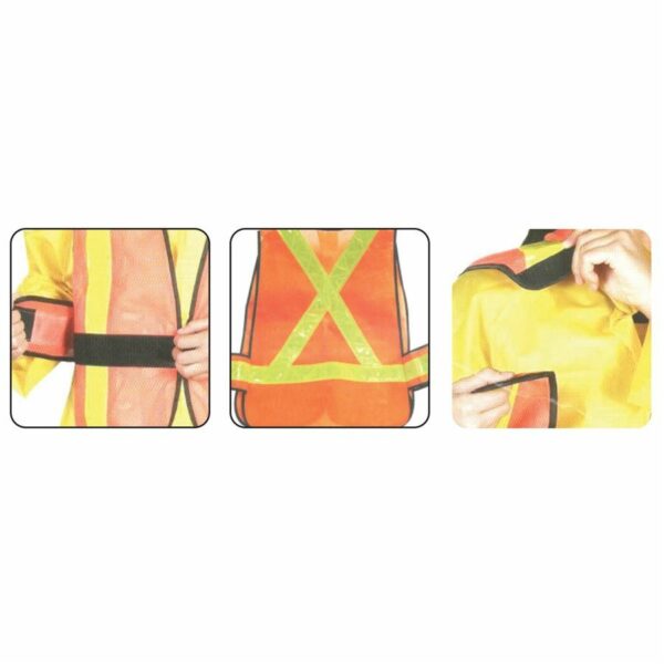 Safety Vest 5-point Tear-away Hi-vis Orange (osfa)