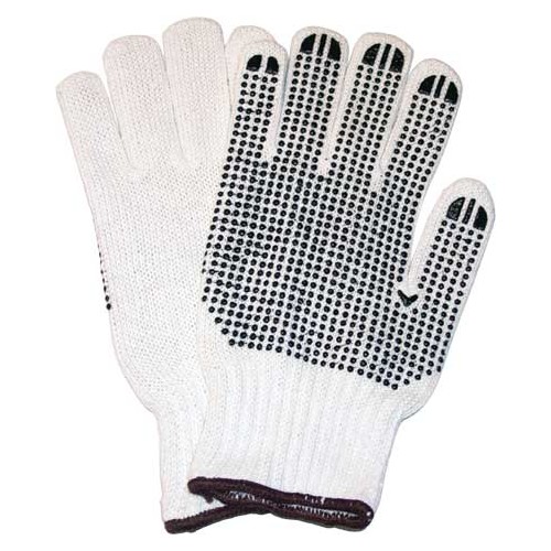 Gloves w/Grip Dots  (XL)    12 Pairs/pkg