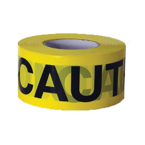CAUTION Tape (Yellow)  3" x 1000' /Roll