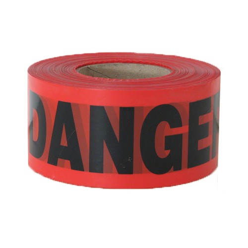 DANGER Tape (Red) 3" x 1000' / Roll