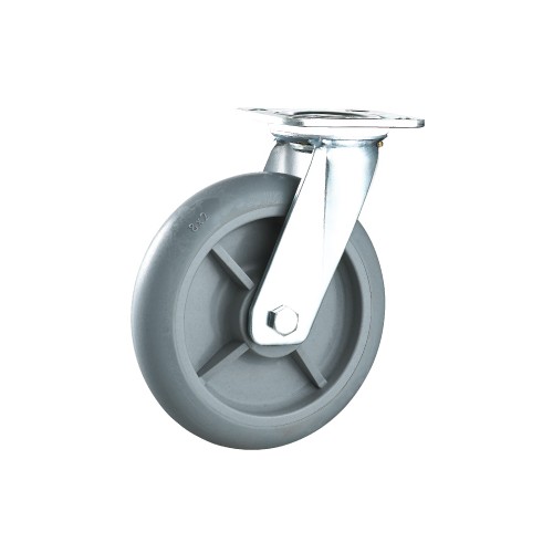 Circle Brand Grey Dolly Wheel  (8" x 2") - Swivel