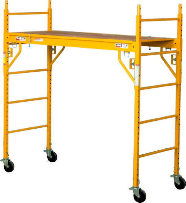 6' STEEL ROLLING TOWER SCAFFOLD  1000 lb Rated
