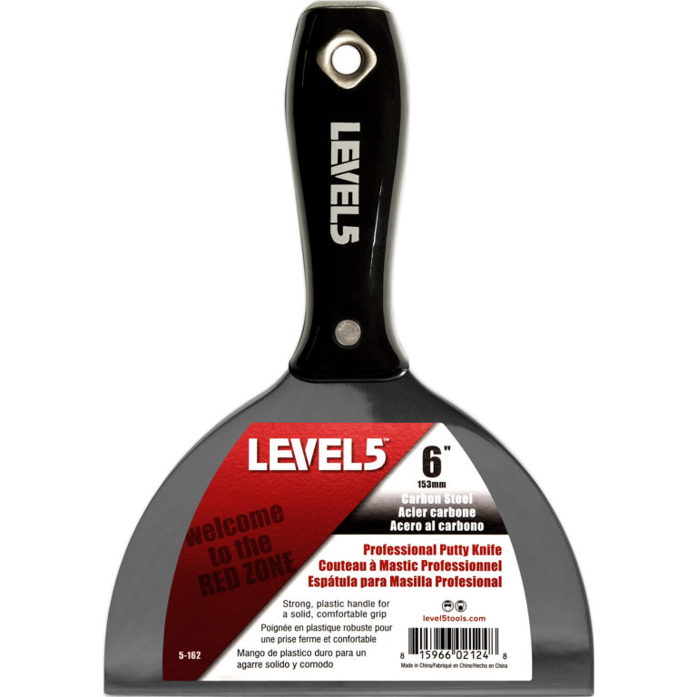 Level 5 6" Carbon Steel Black Plastic Handle Hammerend