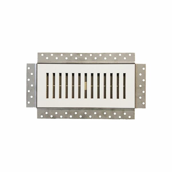 Envisivent 4" x 10" Removable Magnetic Mud-In Flush Mounted Wall/Ceiling Air Supply Vent - CB5002