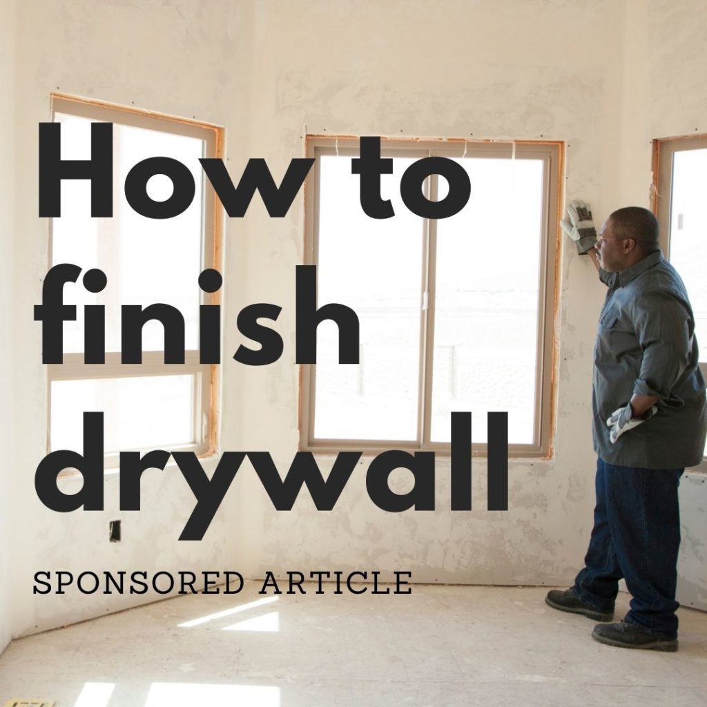 How to finish drywall