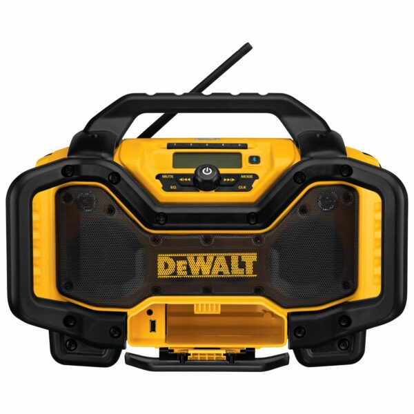 Showcasing DEWALT DCR025 20V MAX Portable Radio & Battery Charger